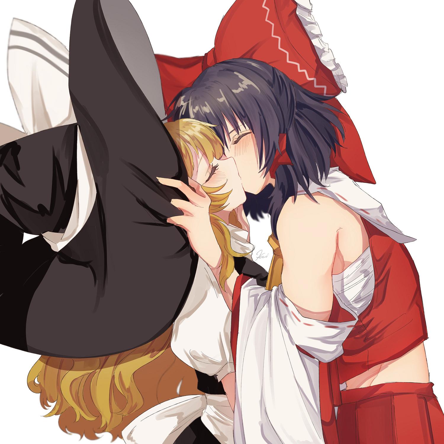 画师 内咲ひまり博丽灵梦 雾雨魔理沙