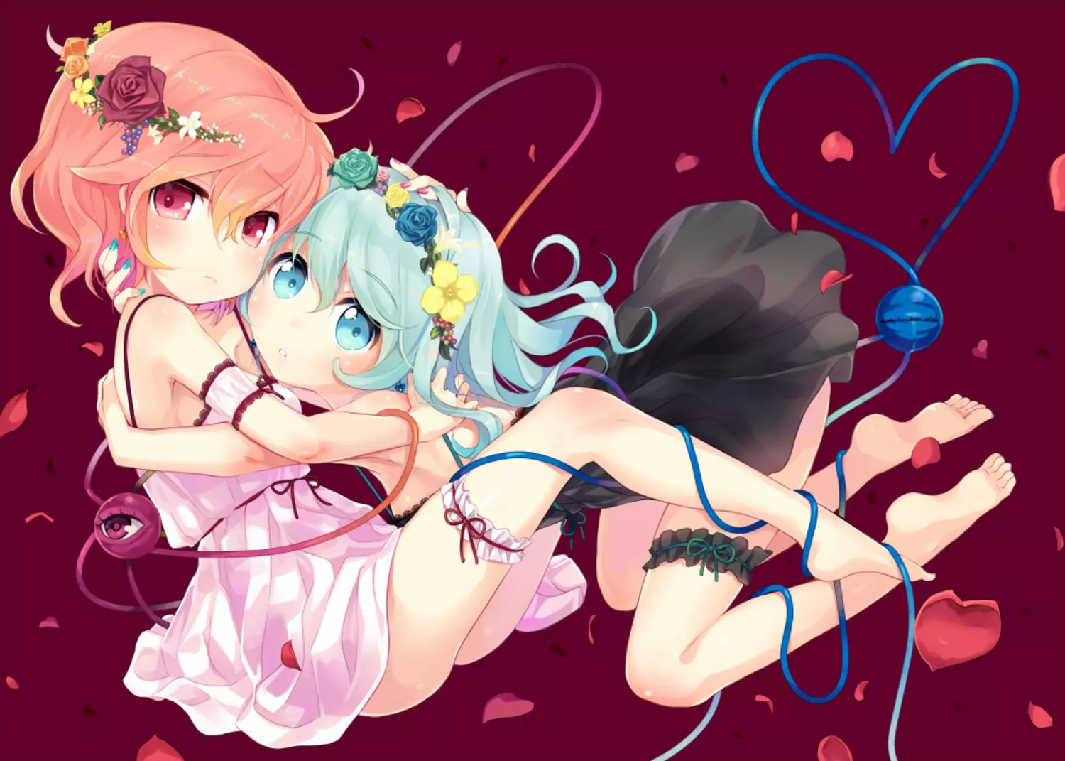 画师 皆村 东方 古明地觉 古明地恋