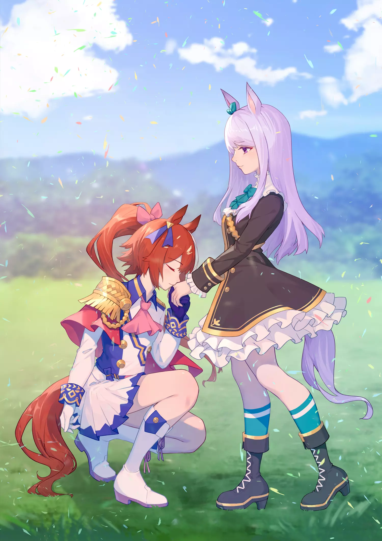 画师 爱画画的深夏 赛马娘pretty Derby 目白麦昆 赛马娘