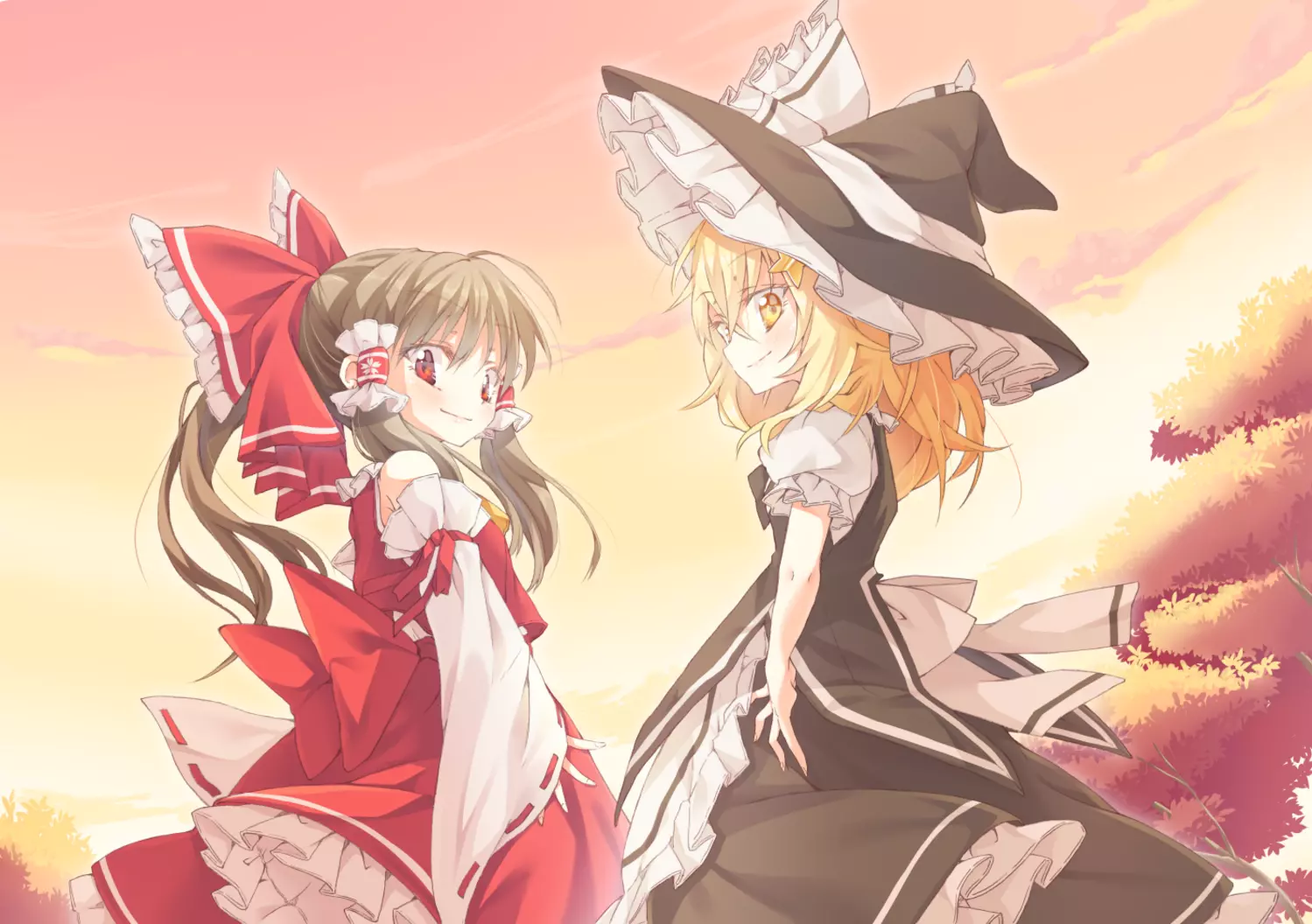 画师 いな魔理沙 灵梦